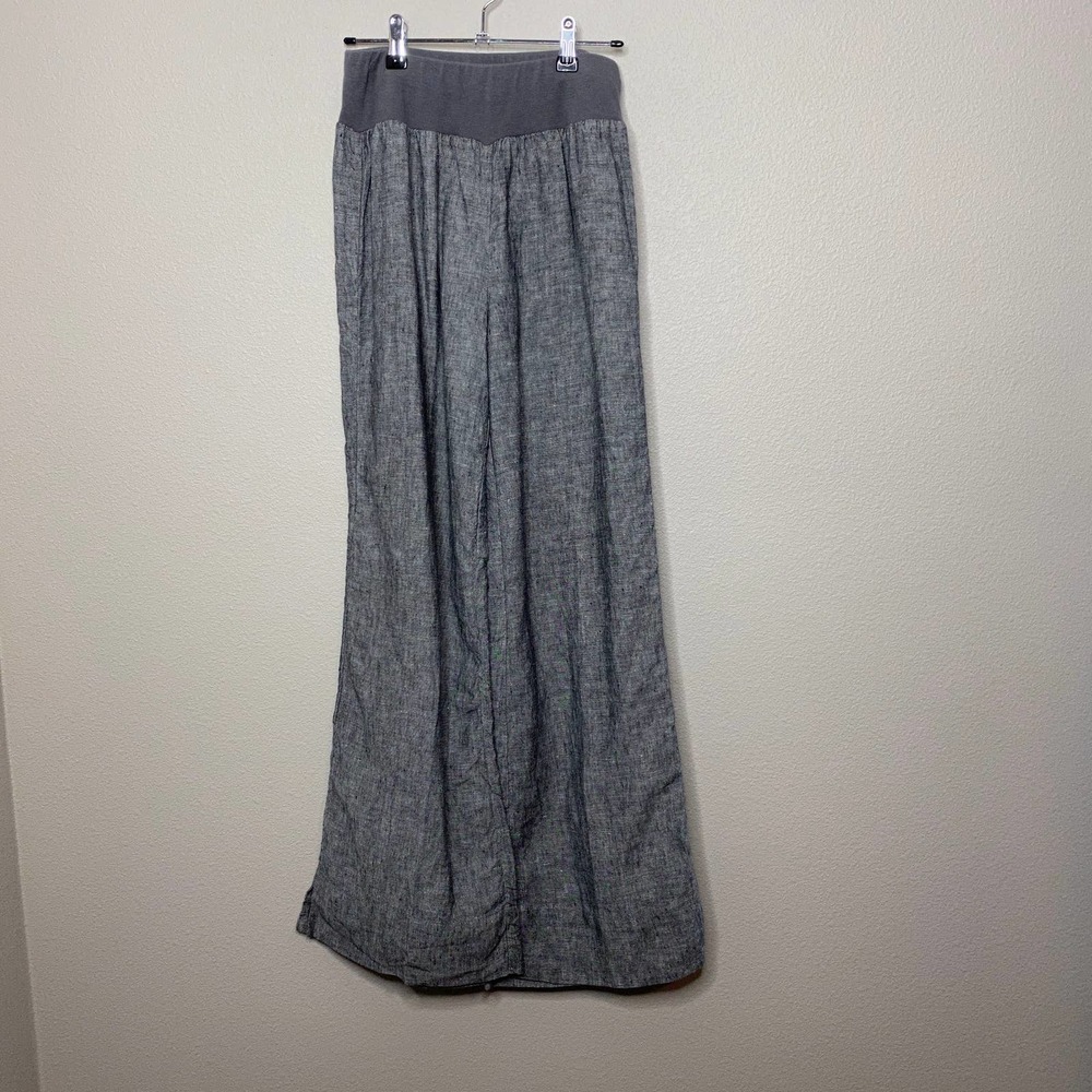 Soft Surroundings Linen Wide Leg Pants Size S
